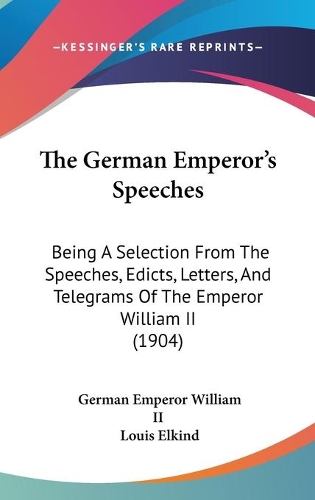 The German Emperor's Speeches