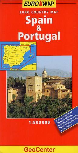 Spain/Portugal: (GeoCenter Euro Map S.)