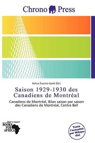 Saison 1929-1930 Des Canadiens de Montr Al