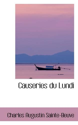 Causeries Du Lundi