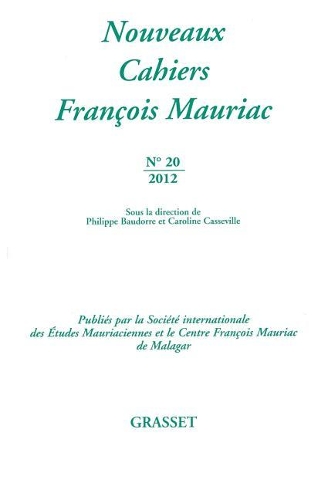 Nouveaux cahiers François Mauriac N°20: (Gras.Litt.Fr)