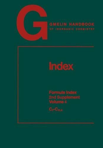 Gmelin Handbook of Inorganic and Organometallic Chemistry - 8th Edition