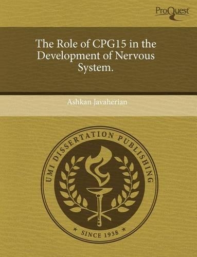 The Role of Cpg15 in the Development of Nervous System: (English)