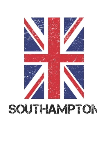 Southhampton: Southhampton Union Jack Flag Blank Travel Journal Diary Notebook forSouthhampton And England (6X9, 120 pages)