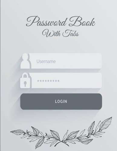 Password Book with Tabs