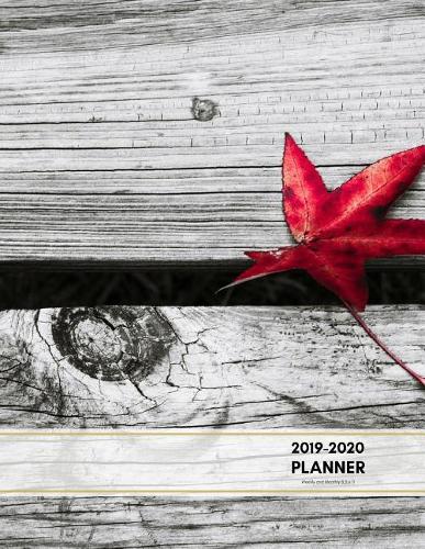 2019-2020 Planner Weekly and Monthly 8.5 X 11