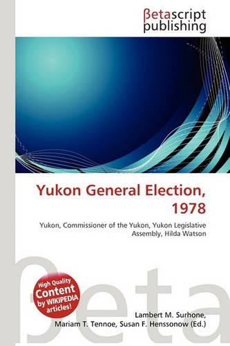 Yukon General Election, 1978: (English)