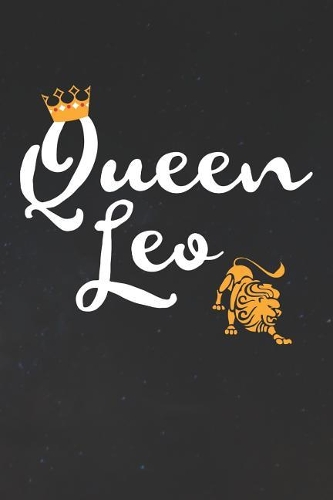 Leo Notebook 'Queen Leo' - Zodiac Diary - Horoscope Journal - Leo Gifts for Her