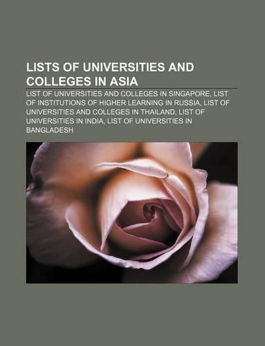 Lists of Universities and Colleges in Asia