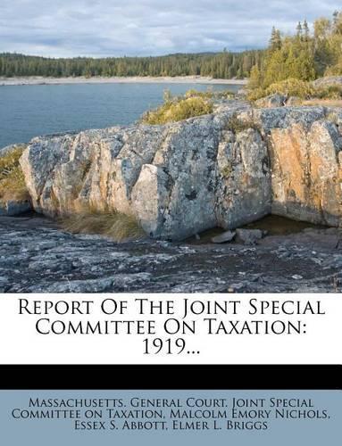 Report of the Joint Special Committee on Taxation