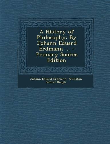 A History of Philosophy