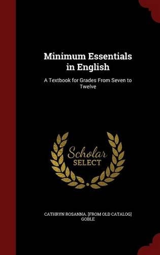 Minimum Essentials in English