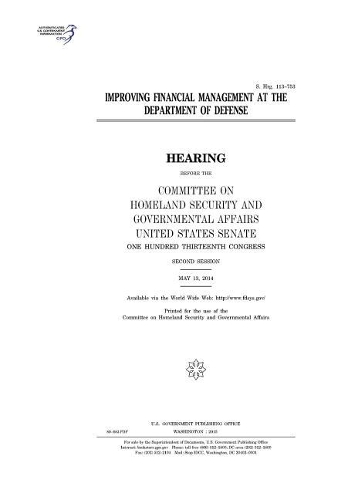 Improving Financial Management at the Department of Defense