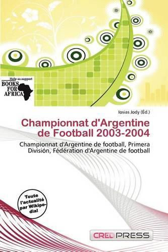Championnat D'Argentine de Football 2003-2004