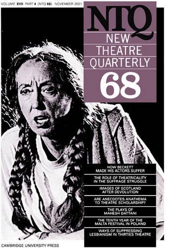 New Theatre Quarterly 68: Volume 17, Part 4