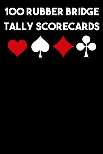 100 Rubber Bridge Tally Scorecards