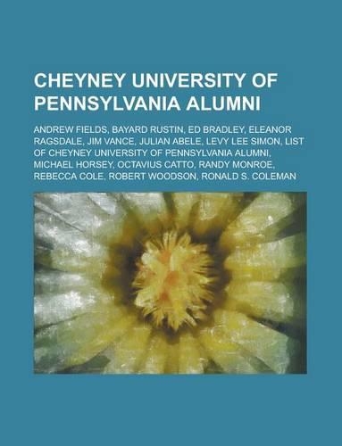 Cheyney University of Pennsylvania Alumni