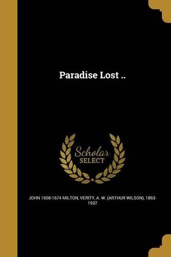 Paradise Lost ..: (English)