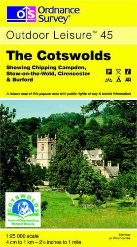 The Cotswolds: (Sheet 45 Outdoor Leisure Maps)