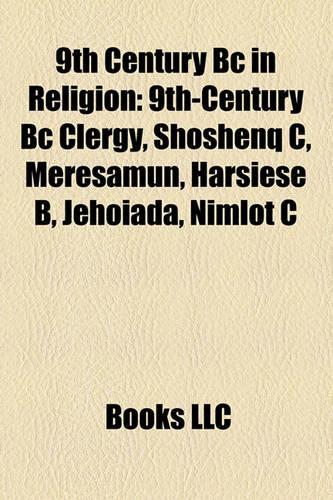 9th Century BC in Religion