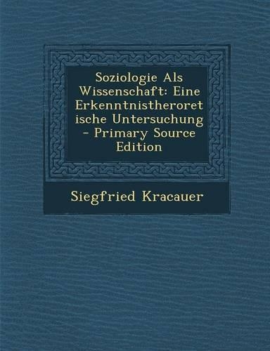 Soziologie ALS Wissenschaft