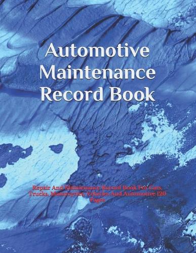 Automotive Maintenance Record Book