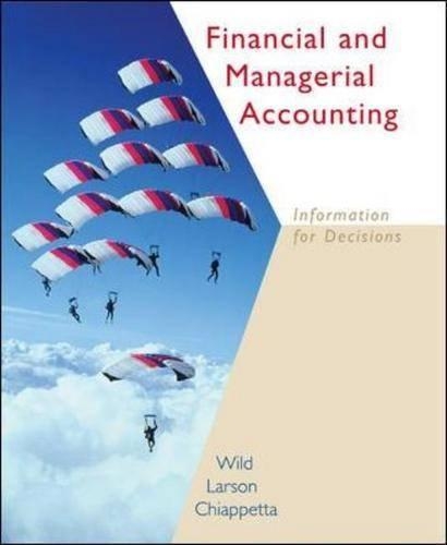Financial and Managerial Accounting