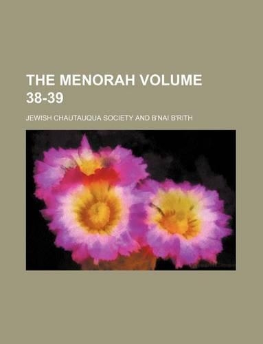 The Menorah Volume 38-39: (English)