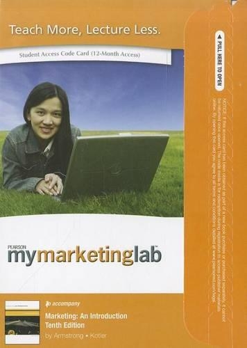 MyLab Marketing with Pearson eText -- Access Card -- for Marketing