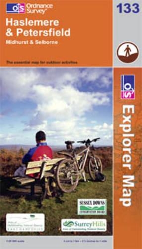 Haslemere and Petersfield: (Sheet 133 OS Explorer Map)