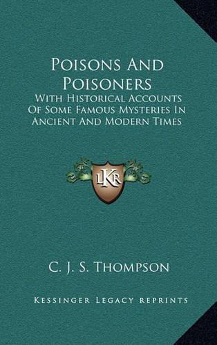 Poisons And Poisoners