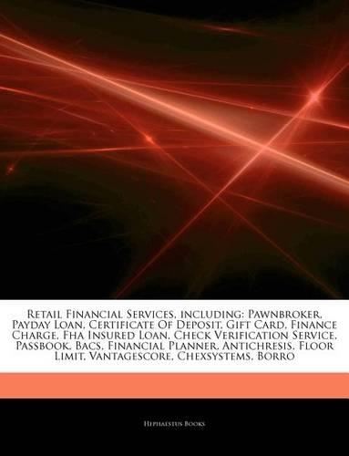 Articles on Retail Financial Services, Including