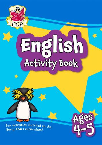English Activity Book for Ages 4-5 (Reception): (CGP Reception Activity Books and Cards)