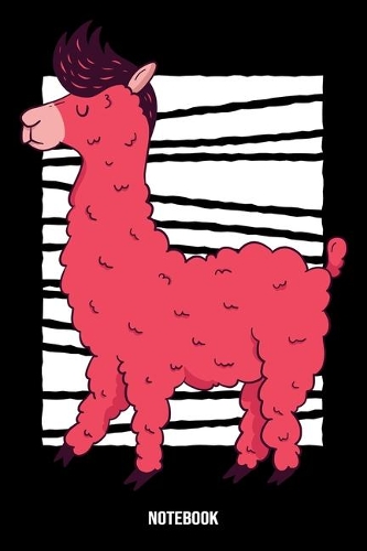 Notebook: Llama Alpaca Notebook Blank Dot Grid Family Journal dotted with dots 6x9 120 Pages Checklist Record Book Take Notes Llama Animals Planner Paper Chri