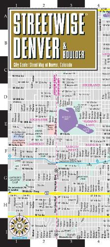 Streetwise Map Denver - Laminated City Center Street Map of Denver