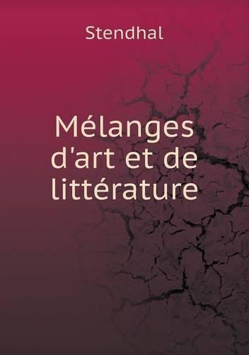 Mélanges d'art et de littérature