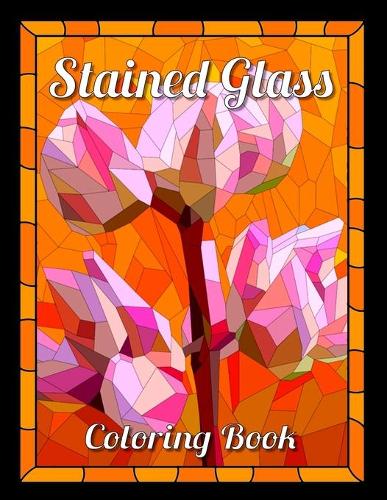 stained glass coloring books