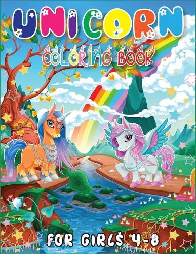 Unicorn Coloring Book for Girls 4-8