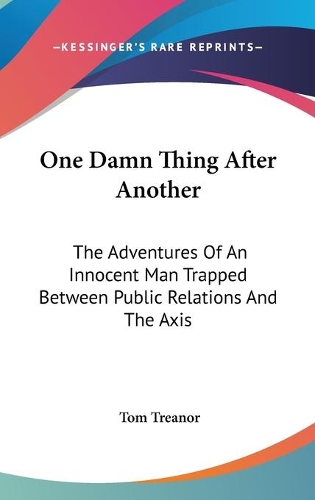 One Damn Thing After Another