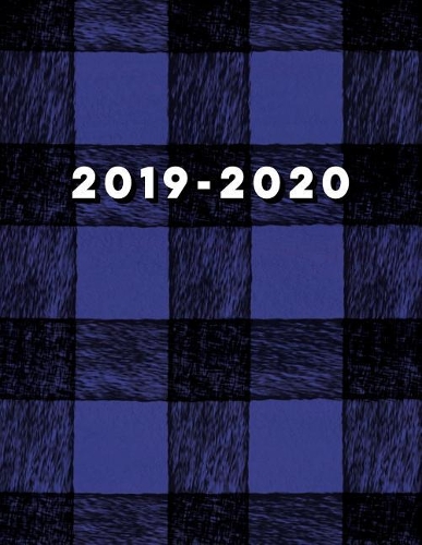 2019-2020: Daily, Weekly & Monthly Academic Planner Organizer with Inspirational Quotes & Hourly Class Schedule Semester Calendars Hand-Painted Watercolor, Bla(3 Buffalo Plaid Assignment Planners for Students and Teachers)