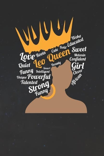 Leo Notebook 'Leo Queen' - Zodiac Diary - Horoscope Journal - Leo Gifts for Her