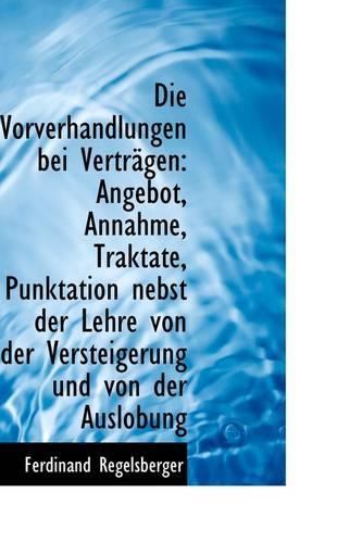 Die Vorverhandlungen bei Verträgen