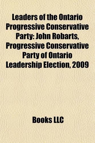 Leaders of the Ontario Progressive Conservative Party
