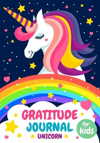 Gratitude Journal for kids UNICORN: 90 days Daily Cute Unicorn Gratitude Write and DRAW Journal For Kids ages 5-10 - To Express Thankfulness and Happiness for Girls