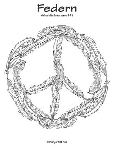 Federn-Malbuch für Erwachsene 1 & 2