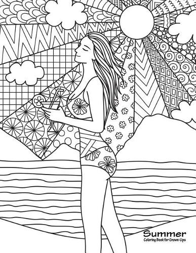 Summer Coloring Book for Grown-Ups 1