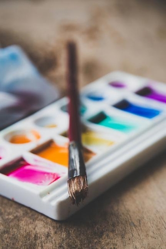 Watercolors - Blank Notebook