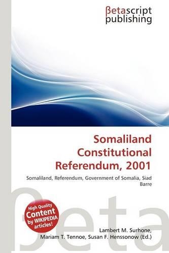 Somaliland Constitutional Referendum, 2001: (English)