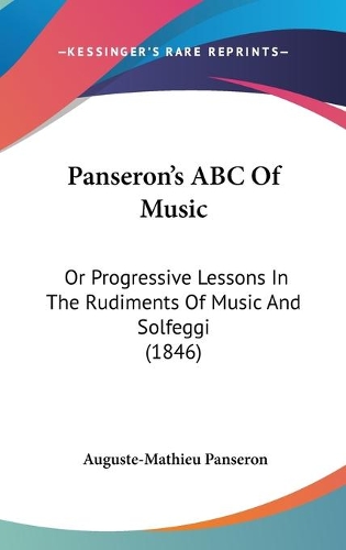 Panseron's ABC Of Music