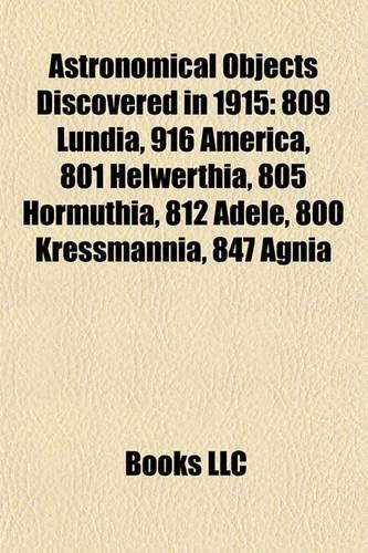 Astronomical Objects Discovered in 1915